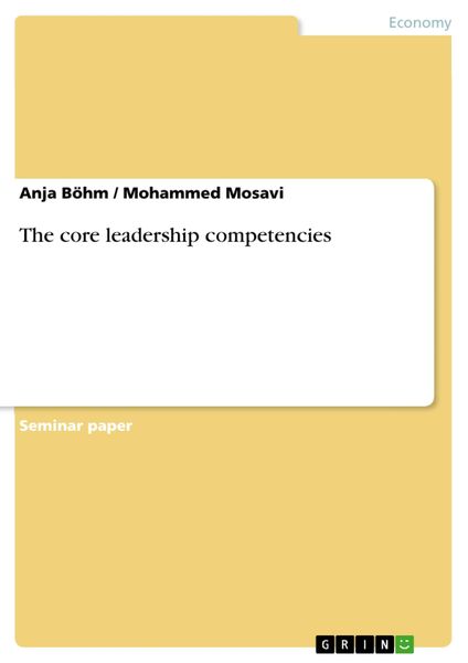 Produktbild: The core leadership competencies