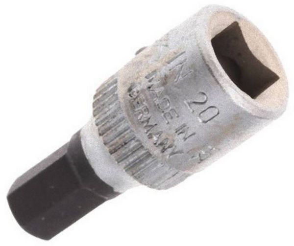 Produktbild: Gedore IN 20 6 6178490 Innen-Sechskant Schraubendrehereinsatz 6mm 1/4\" (6.3 mm)