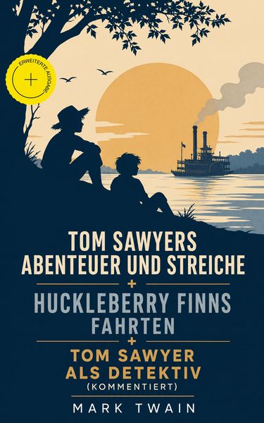 Produktbild: Tom Sawyers Abenteuer und Streiche + Huckleberry Finns Fahrten + Tom Sawyer als Detektiv (Kommentiert)