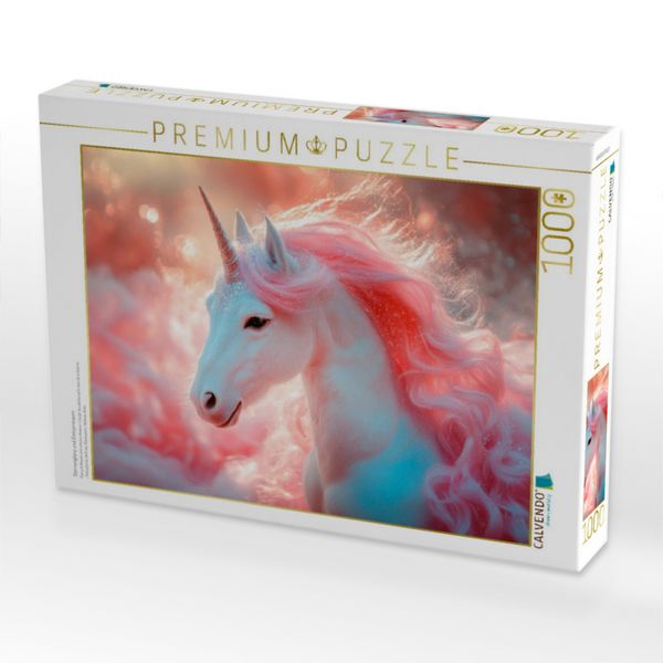 Produktbild: CALVENDO Puzzle Sternenglanz und Einhorntraum | 1000 Teile Lege-Gr&ouml;&szlig;e 64x48cm Foto-Puzzle f&uuml;r gl&uuml;ckliche Stunden