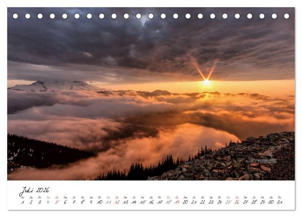 Produktbild: National-Parks der USA (Tischkalender 2026 DIN A5 quer), CALVENDO Monatskalender