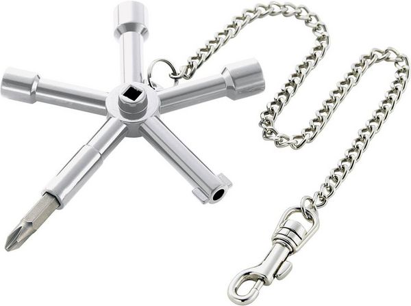 Produktbild: TOOLCRAFT TO-6707229 Schaltschrankschl&uuml;ssel Schaltschrankschl&uuml;ssel 1St.