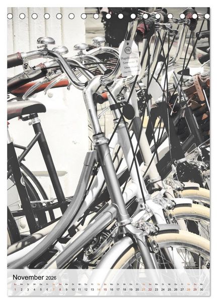 Produktbild: Fahrrad Alltag (Tischkalender 2026 DIN A5 hoch), CALVENDO Monatskalender
