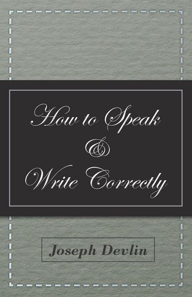 Produktbild: How to Speak and Write Correctly