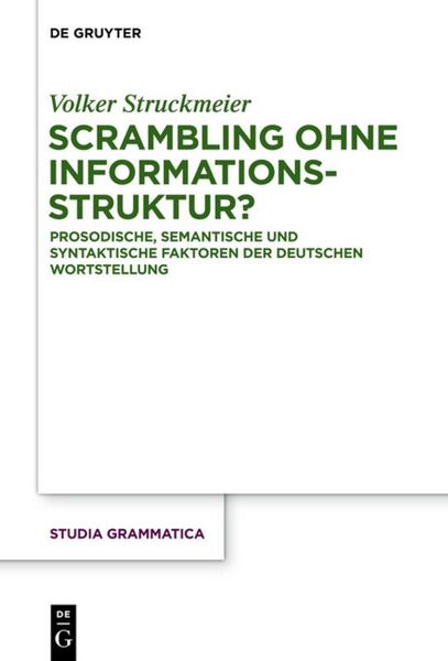 Produktbild: Scrambling ohne Informationsstruktur?
