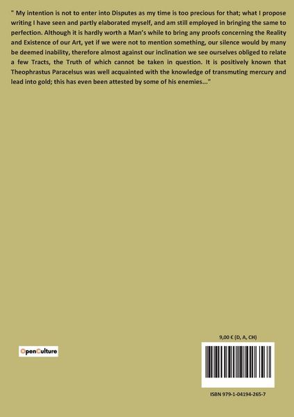 Produktbild: Instructions Respecting The Art Of Transmuting