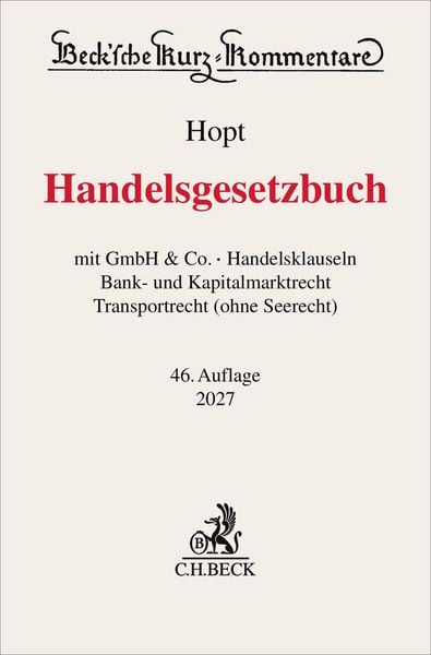 Produktbild: Handelsgesetzbuch. HGB