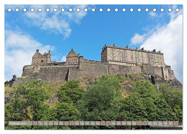 Produktbild: So sch&ouml;n ist Edinburgh (Tischkalender 2026 DIN A5 quer), CALVENDO Monatskalender