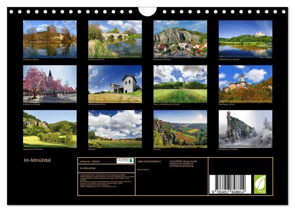 Produktbild: Im Altm&uuml;hltal (Wandkalender 2026 DIN A4 quer), CALVENDO Monatskalender