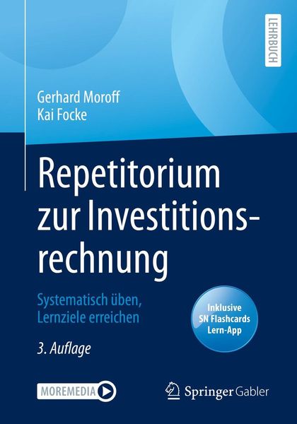 Produktbild: Repetitorium zur Investitionsrechnung