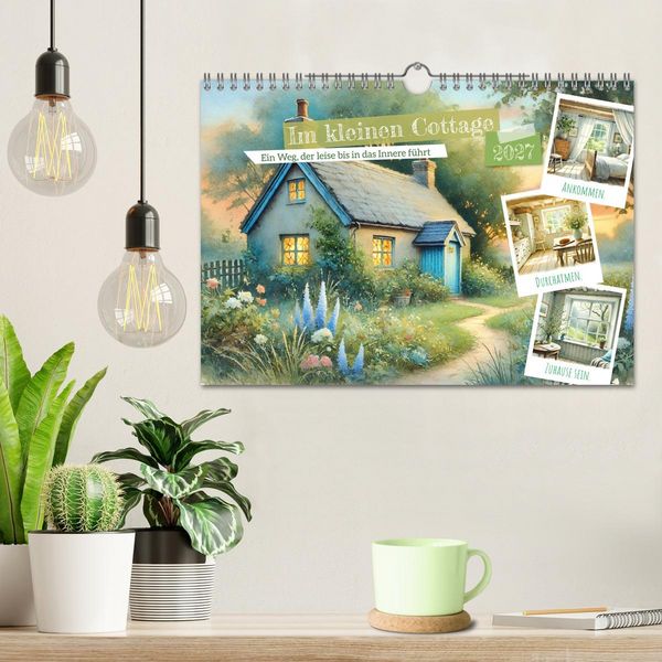 Produktbild: Im kleinen Cottage (Wandkalender 2027 DIN A4 quer), CALVENDO Monatskalender