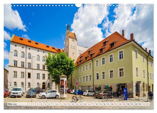 Produktbild: Regensburg Stadtansichten (Wandkalender 2026 DIN A3 quer), CALVENDO Monatskalender