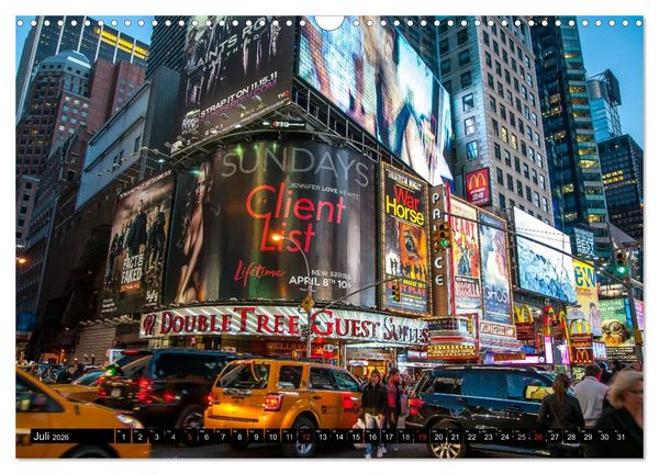 Produktbild: New York City - Zwischen Hudson und East River (Wandkalender 2026 DIN A3 quer), CALVENDO Monatskalender