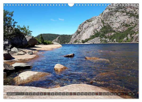 Produktbild: Norwegen 2026 - Berge, Fjorde, Moore (Wandkalender 2026 DIN A3 quer), CALVENDO Monatskalender
