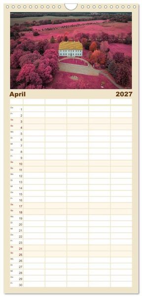 Produktbild: Familienplaner 2027 - Die Lausitz - Region im Wandel mit 5 Spalten (Wandkalender, 21 x 45 cm) CALVENDO