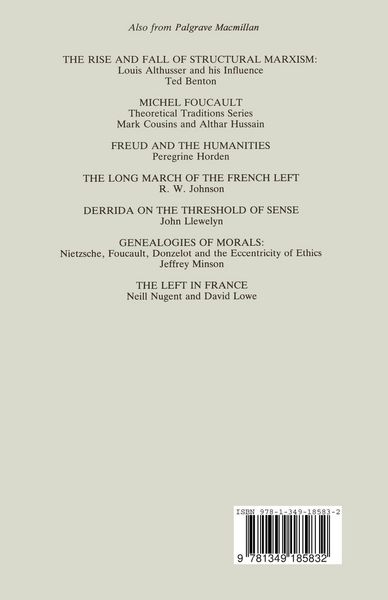 Produktbild: Intellectuals and the Left in France Since 1968