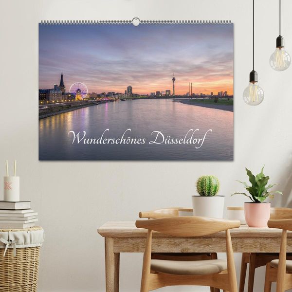 Produktbild: Wundersch&ouml;nes D&uuml;sseldorf (Wandkalender 2026 DIN A2 quer), CALVENDO Monatskalender