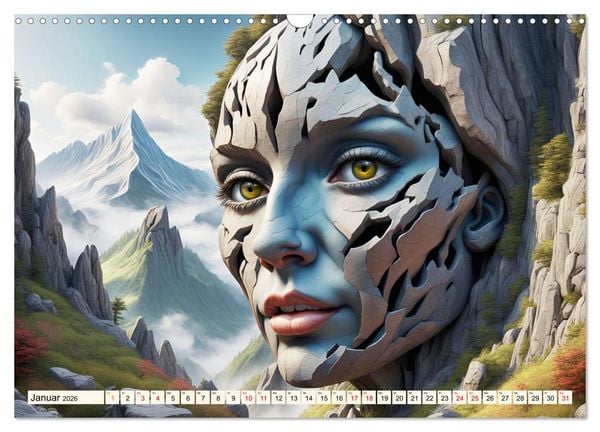 Produktbild: Berg Charaktere (Wandkalender 2026 DIN A3 quer), CALVENDO Monatskalender