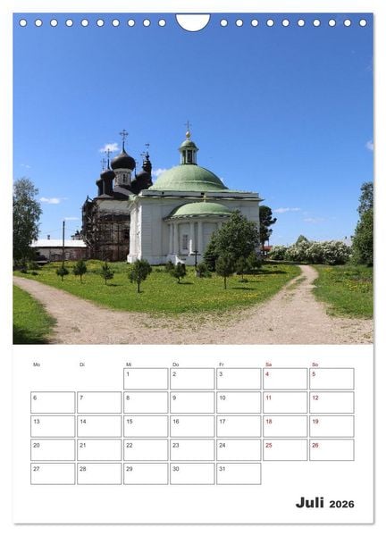 Produktbild: Russland - Terminplaner (Wandkalender 2026 DIN A4 hoch), CALVENDO Monatskalender