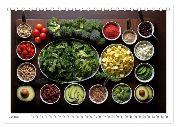 Produktbild: Ordentlich Ketogen (Tischkalender 2026 DIN A5 quer), CALVENDO Monatskalender