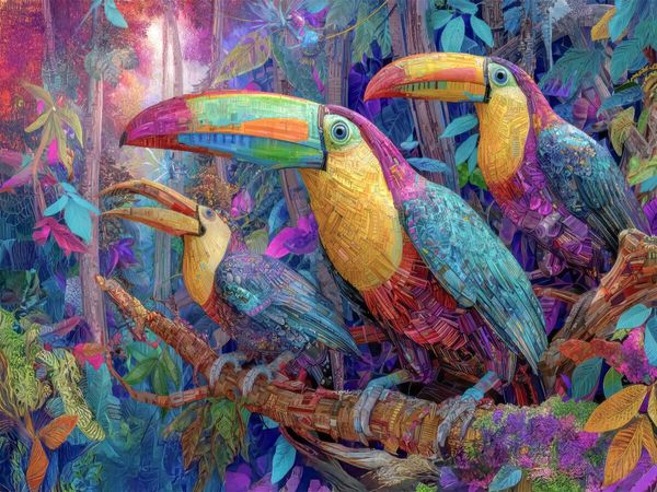 Produktbild: CALVENDO Puzzle Tierische Kreaturen des Dschungels | 1000 Teile Lege-Gr&ouml;&szlig;e 64x48cm Foto-Puzzle f&uuml;r gl&uuml;ckliche Stunden