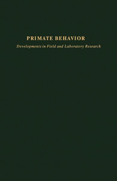 Produktbild: Primate Behavior