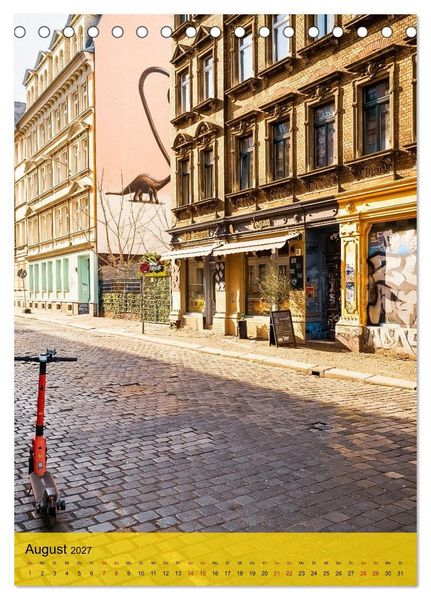 Produktbild: Plagwitz kunterbunt - Leipzigs wildester Stadtteil (Tischkalender 2027 DIN A5 hoch), CALVENDO Monatskalender