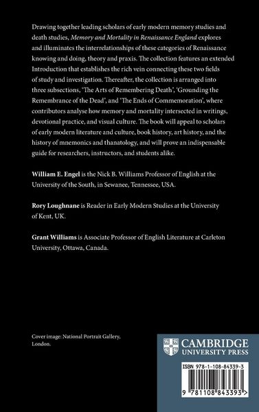 Produktbild: Memory and Mortality in Renaissance England