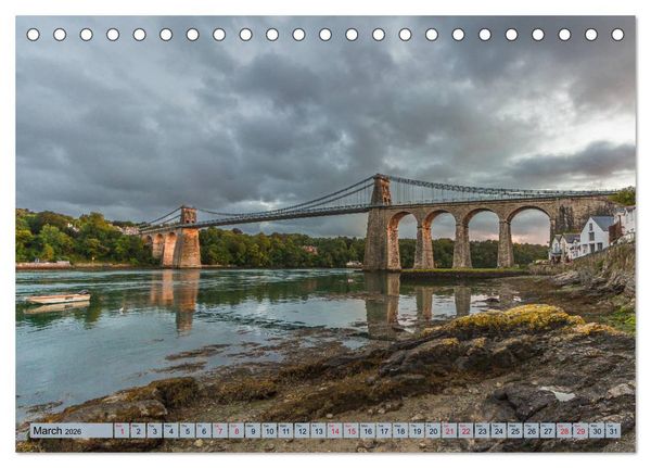 Produktbild: Beautiful Wales (Desk Calendar 2026 DIN A5 landscape), CALVENDO 12 Month DeskCalendar