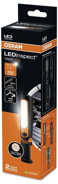 Produktbild: Osram Automotive LEDIL412C LEDInspect TWIST450 LED Arbeitsleuchte akkubetrieben 450lm