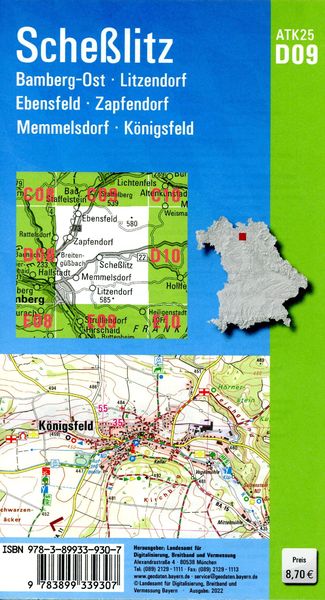 Produktbild: Sche&szlig;litz 1 : 25 000