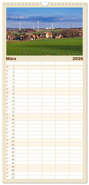Produktbild: Familienplaner 2026 - Unterwegs in Wachau mit 5 Spalten (Wandkalender, 21 x 45 cm) CALVENDO