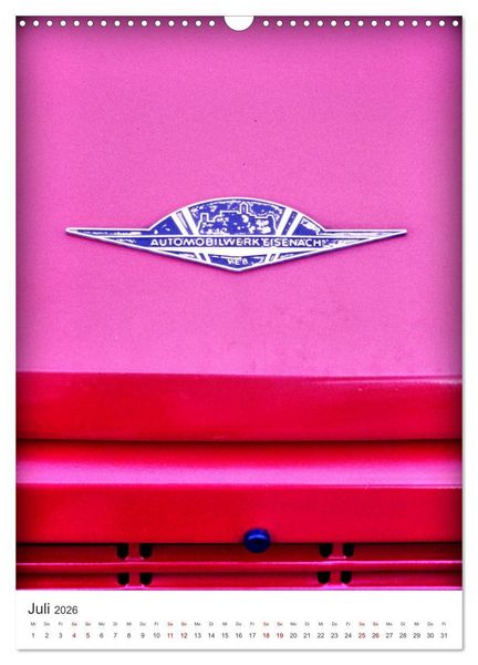 Produktbild: Auto-Land DDR - Trabant und Wartburg (Wandkalender 2026 DIN A3 hoch), CALVENDO Monatskalender