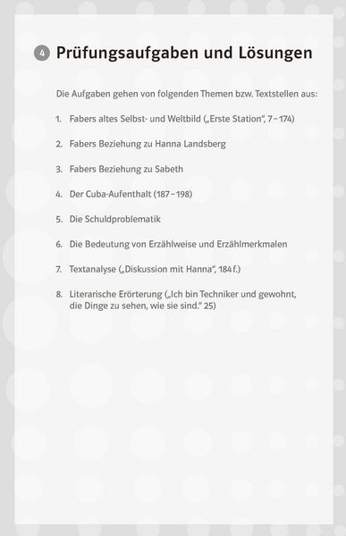 Produktbild: Lekt&uuml;rehilfen Max Frisch 'Homo faber'