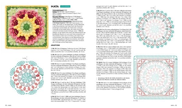 Produktbild: Musterbibel Granny Squares: H&auml;kelzauber in 3D-Optik