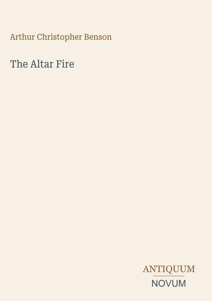 Produktbild: The Altar Fire