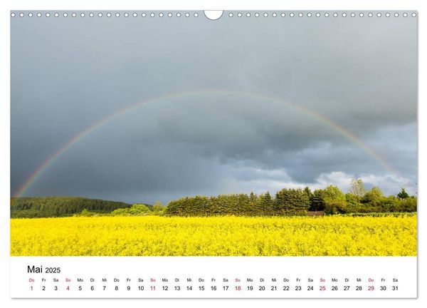 Wunderschönes Nordhessen - Magische Momente (Wandkalender 2025 DIN A3 quer), CALVENDO Monatskalender