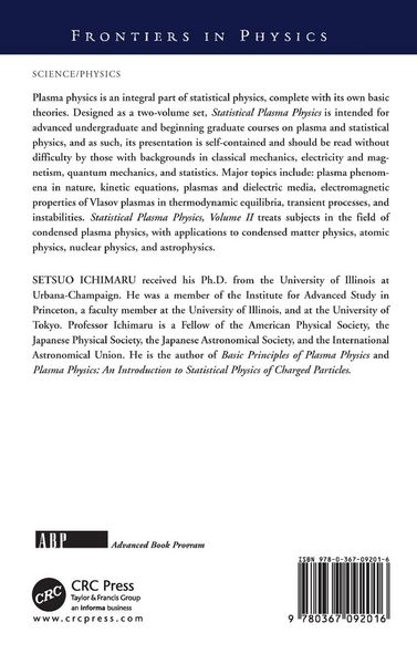 Produktbild: Statistical Plasma Physics, Volume I