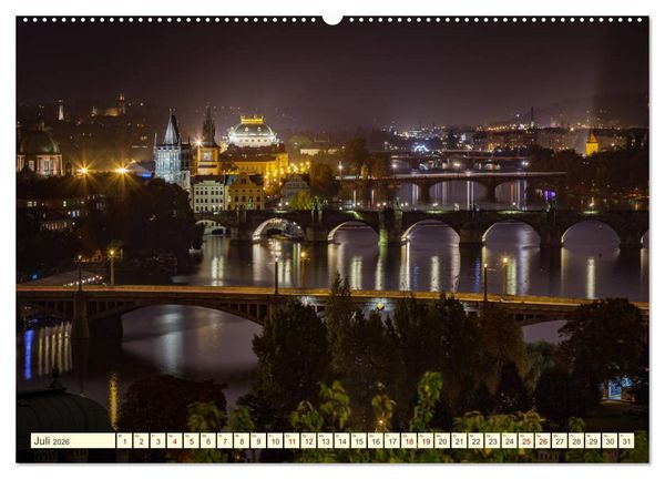 Produktbild: Die sch&ouml;ne Stadt Prag (hochwertiger Premium Wandkalender 2026 DIN A2 quer), Kunstdruck in Hochglanz