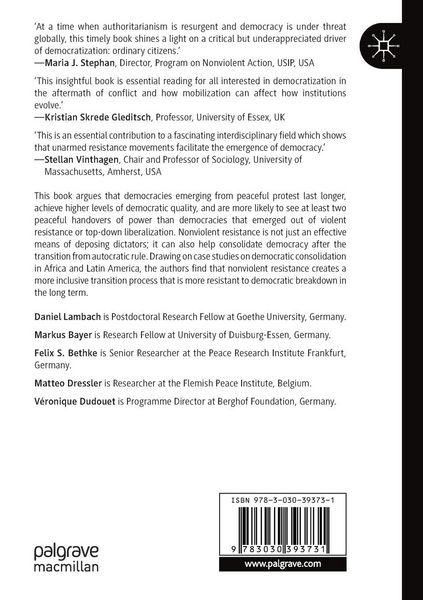Produktbild: Nonviolent Resistance and Democratic Consolidation