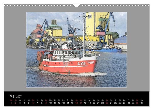 Produktbild: Am Nord- Ostsee-Kanal (Wandkalender 2027 DIN A3 quer), CALVENDO Monatskalender