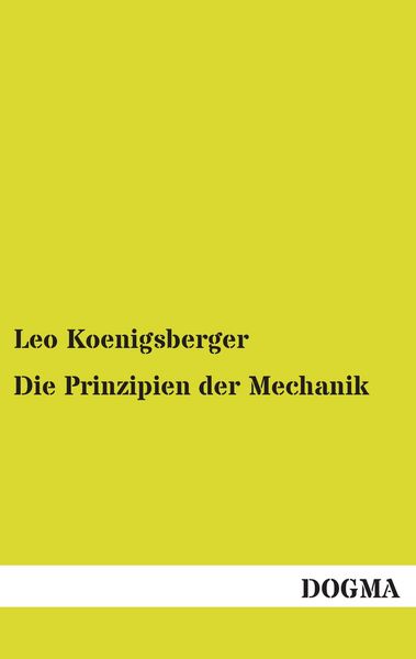 Produktbild: Die Prinzipien der Mechanik