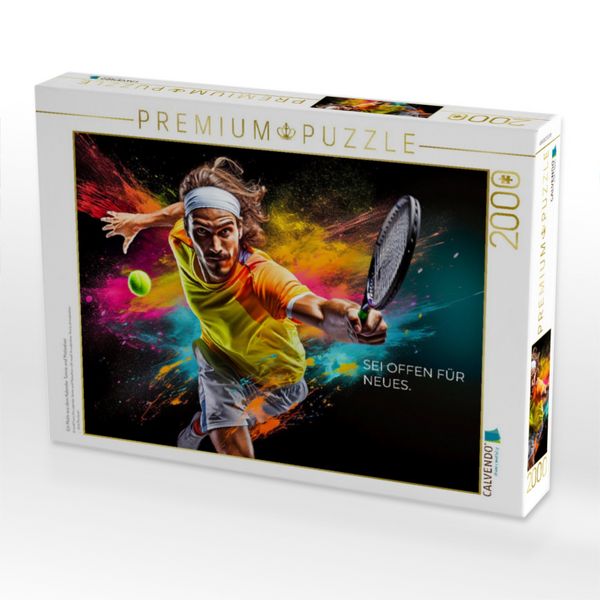Produktbild: CALVENDO Puzzle Ein Motiv aus dem Kalender Tennis und Motivation | 2000 Teile Lege-Gr&ouml;&szlig;e 90x67cm Foto-Puzzle f&uuml;r gl&uuml;ckliche Stunden
