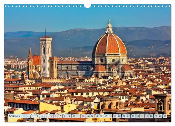 Produktbild: Florenz - Sch&ouml;nheit in der Toskana (Wandkalender 2026 DIN A3 quer), CALVENDO Monatskalender