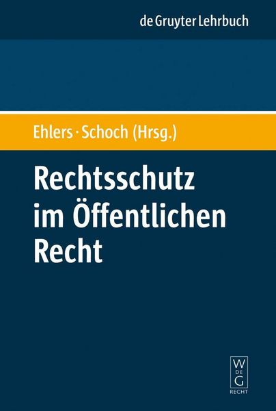 Produktbild: Rechtsschutz im &Ouml;ffentlichen Recht