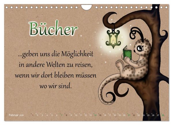 Produktbild: Motiviert durchs Leben (Wandkalender 2026 DIN A4 quer), CALVENDO Monatskalender