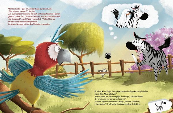 Produktbild: Spuk im Zoo (Deutsch-Kurdisch/Kurmanc&icirc;)