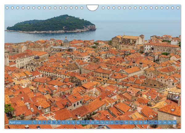 Produktbild: Dubrovnik - Croatia The beauty of the Dalmatian coast (Wall Calendar 2026 DIN A4 landscape), CALVENDO 12 Month Wall Calendar