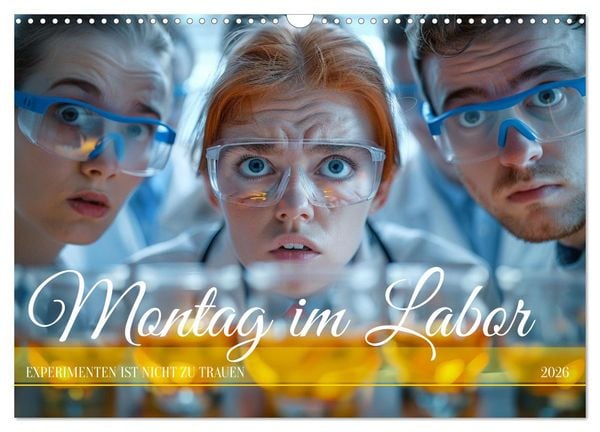 Produktbild: Montag im Labor (Wandkalender 2026 DIN A3 quer), CALVENDO Monatskalender