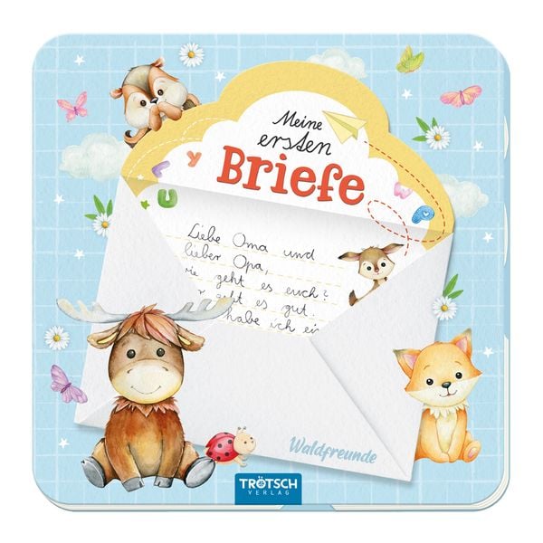 Produktbild: Tr&ouml;tsch Meine ersten Briefe Briefpapierbuch Waldfreunde